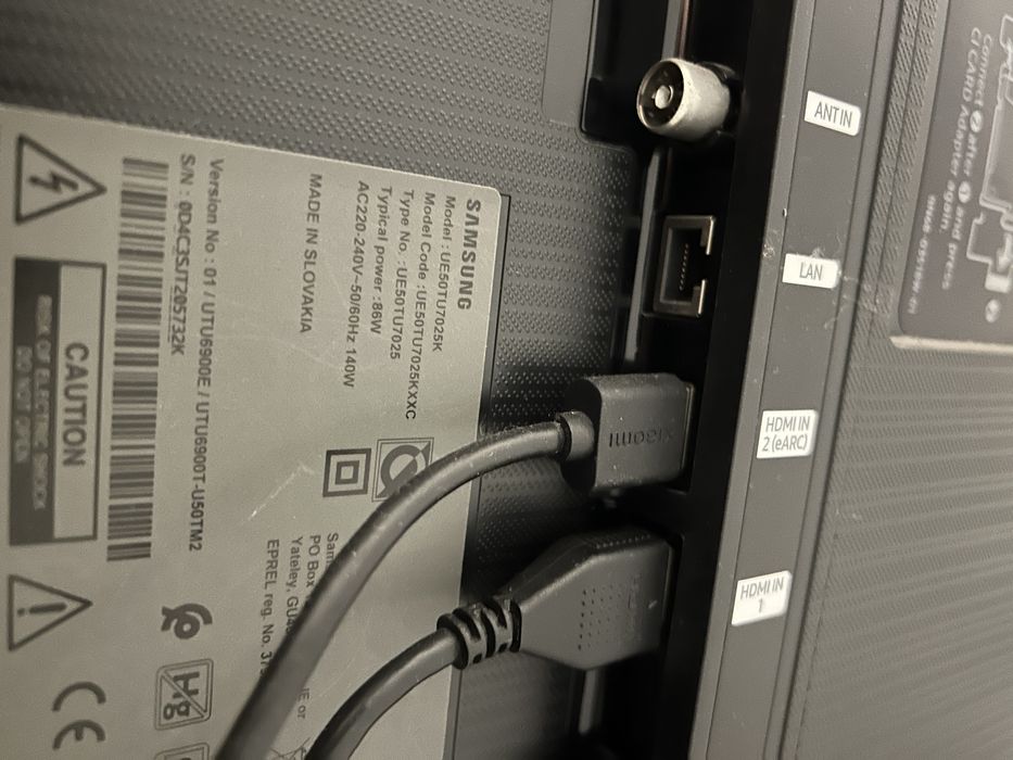 Televisao SmarTV Samsung 50” UHD Crystal 4K