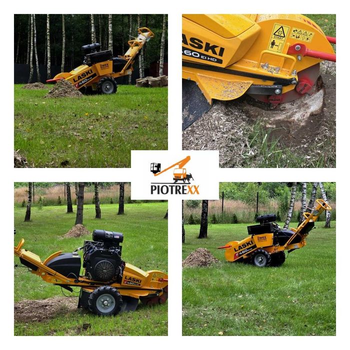 Przycinanie Drzew Ogrody Rębak Frezowanie Pni GlebogryzarkaSeparacyjna