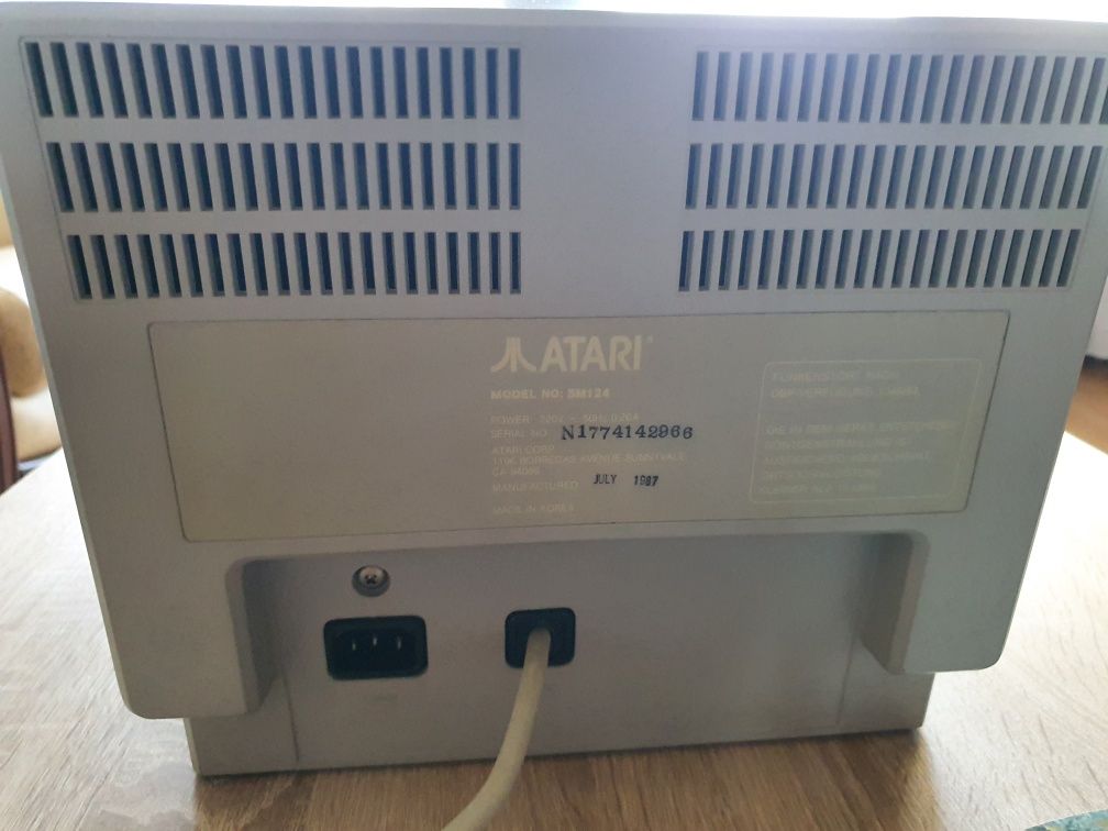 Monitor atari sm124