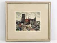 Albrecht Bruck. Litografia GDAŃSK