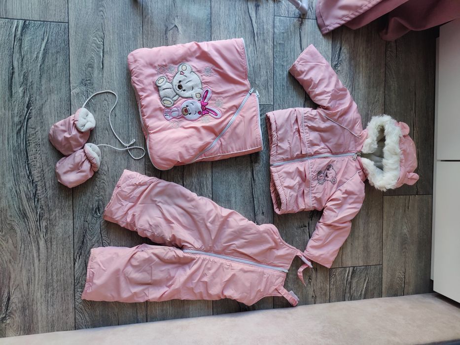 Комплект на 2 сезони зими від народження до 1,5 років!