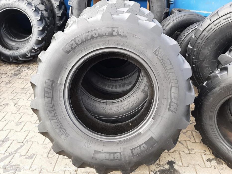 Opona używana przemysłowa 420/70R24 MICHELIN OMNIBIB 900zł W4614