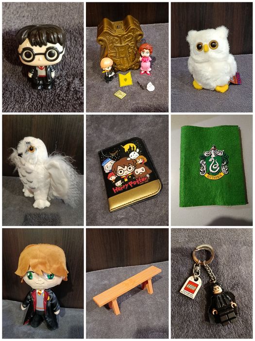 Фигурки, Гарри Поттер,Рон Уизли,Долорес Амбридж,сова Хедвиг, Снек,Букл