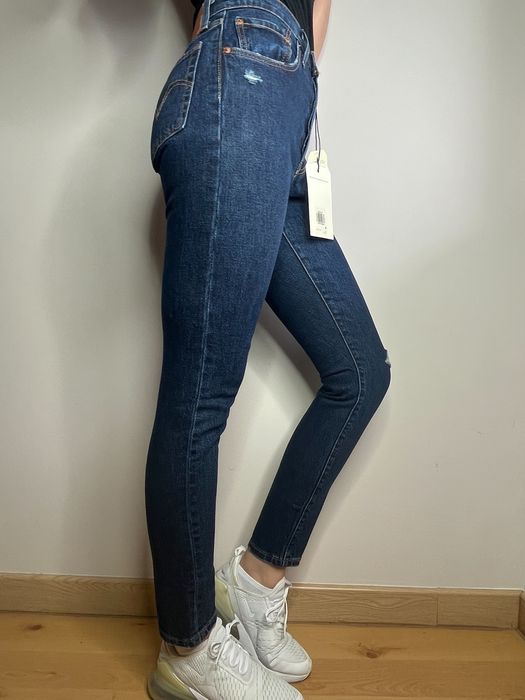 Nowe granatowe kultowe spodnie jeansowe Levi’s 501 Original W26L30