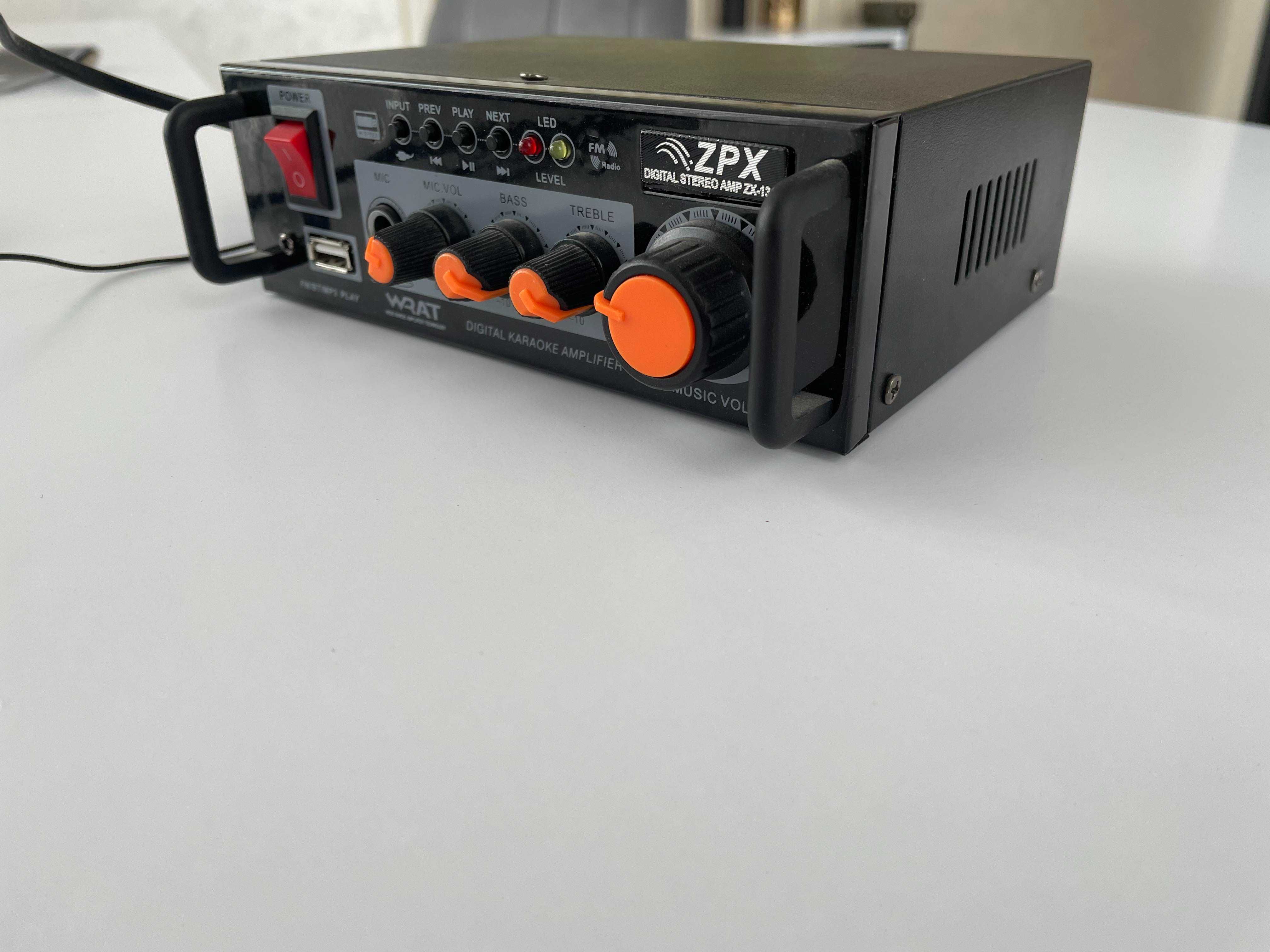 Стерео підсилювач звуку AMP ZPX-1311 FM тюнер USB Bluetooth