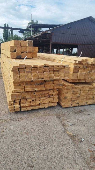 Доска обрезная 30*100 от 4м, брус обрезной 50*100 4-6 м (есть НДС)