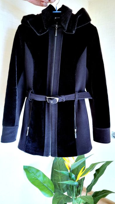 Пальто зимове чорне розмір 38  42