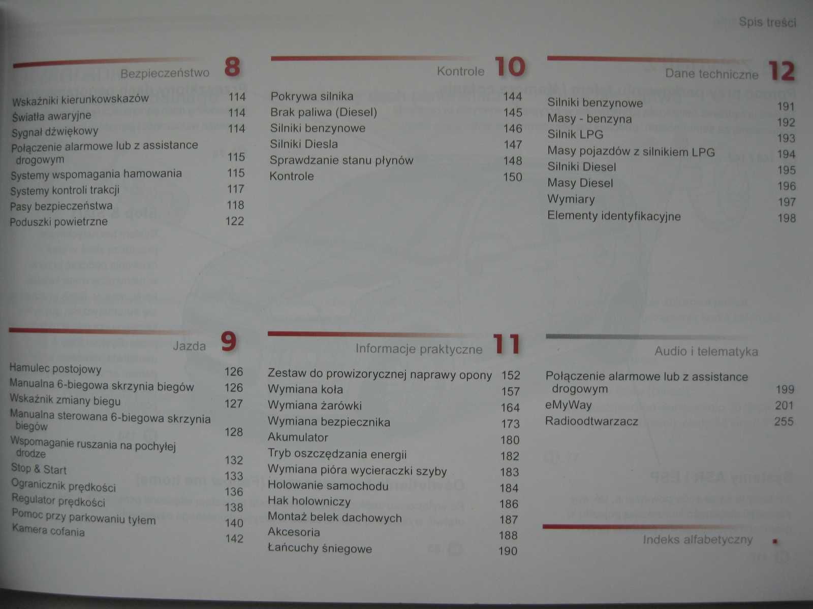 CITROEN C3 Picasso 2012- 2015 Polska instrukcja obsługi kolorowa