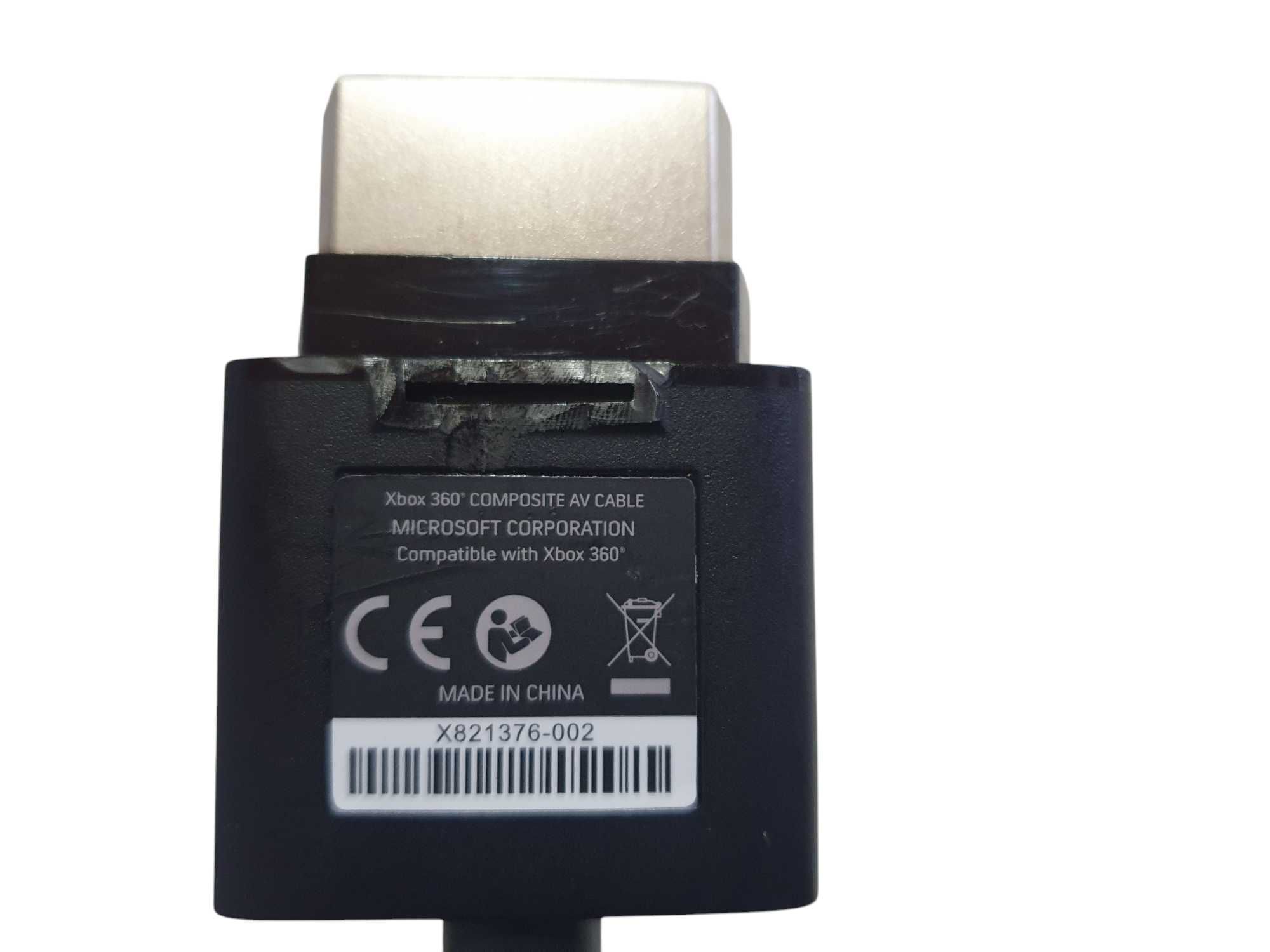 Oryginalny Kabel AV Chinch kompozytowego Xbox 360 Slim Xbox 1,8m