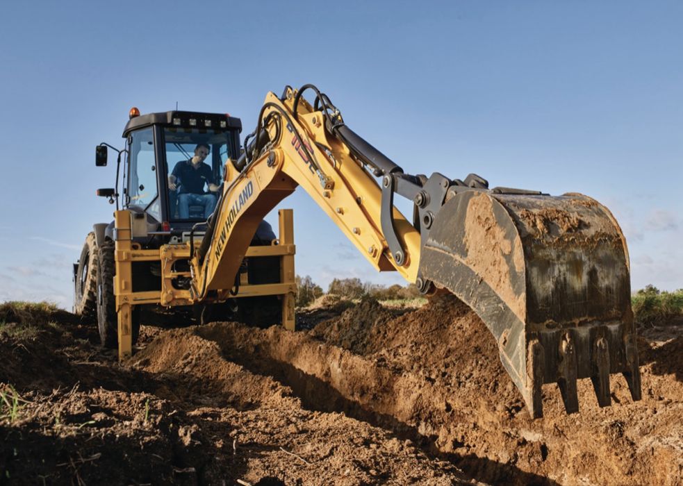 Usługi koparko ładowarka ziemne wykopy fundamenty koparka wywrotka