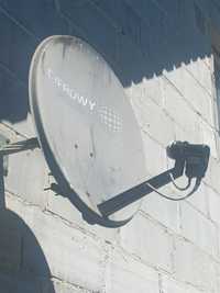 Antena satelitarna z konwerterem.