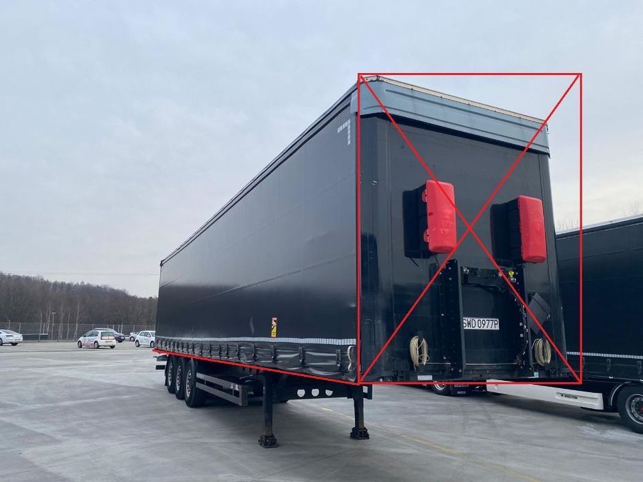 ZABUDOWA NACZEPY STANDARD  BEZ ŚCIANY PRZEDNIEJ