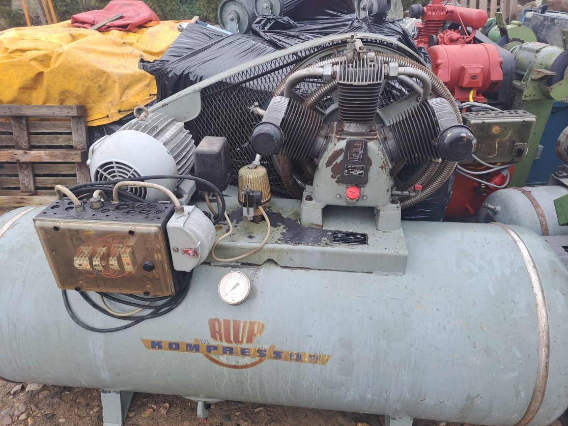 Spreżarka kompresor 750 l 500 l i 350 l airpress grasso, alup