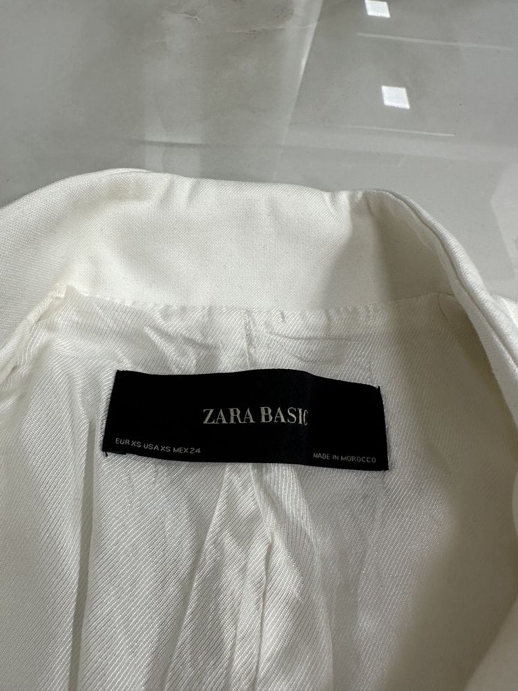 Пиджак Zara, жакет белый женский