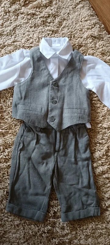 Komplet chrzciny święta garnitur H&M
