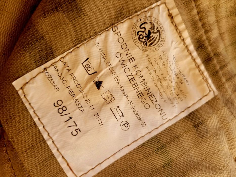 Mundur multicam do ćwiczeń TC3