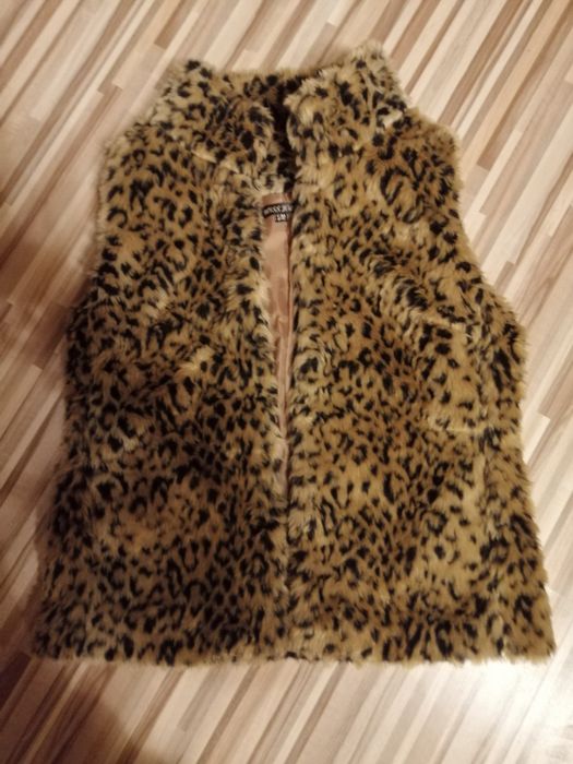 Kamizelka damska bezrękawnik futerko