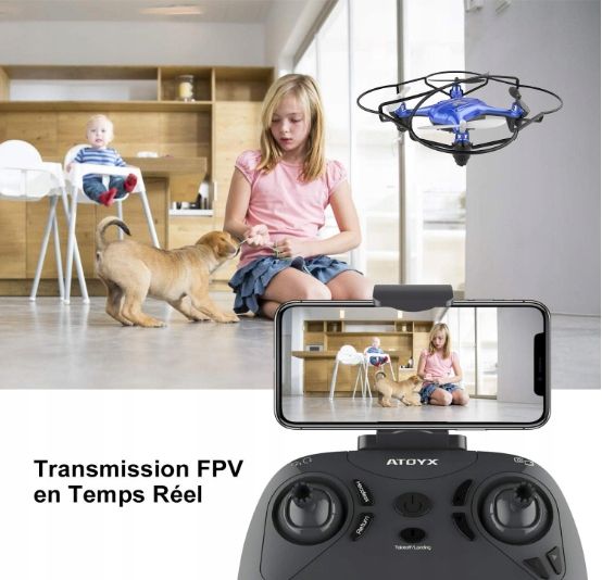 Dron z Kamerą HD FPV Transmisja WiFi Pilot Uchwyt Na Telefon