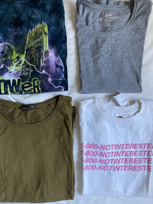 Tiszerty 6 sztuk dziewczyka