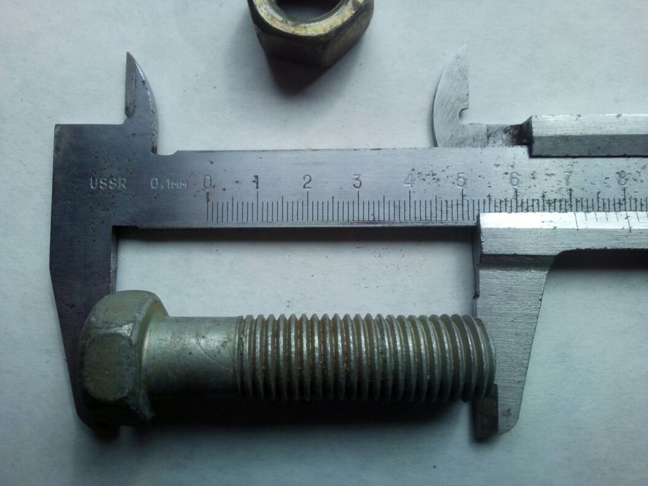 Болт М16×60. Болт 16.Шайба.Гровер.Комплект.