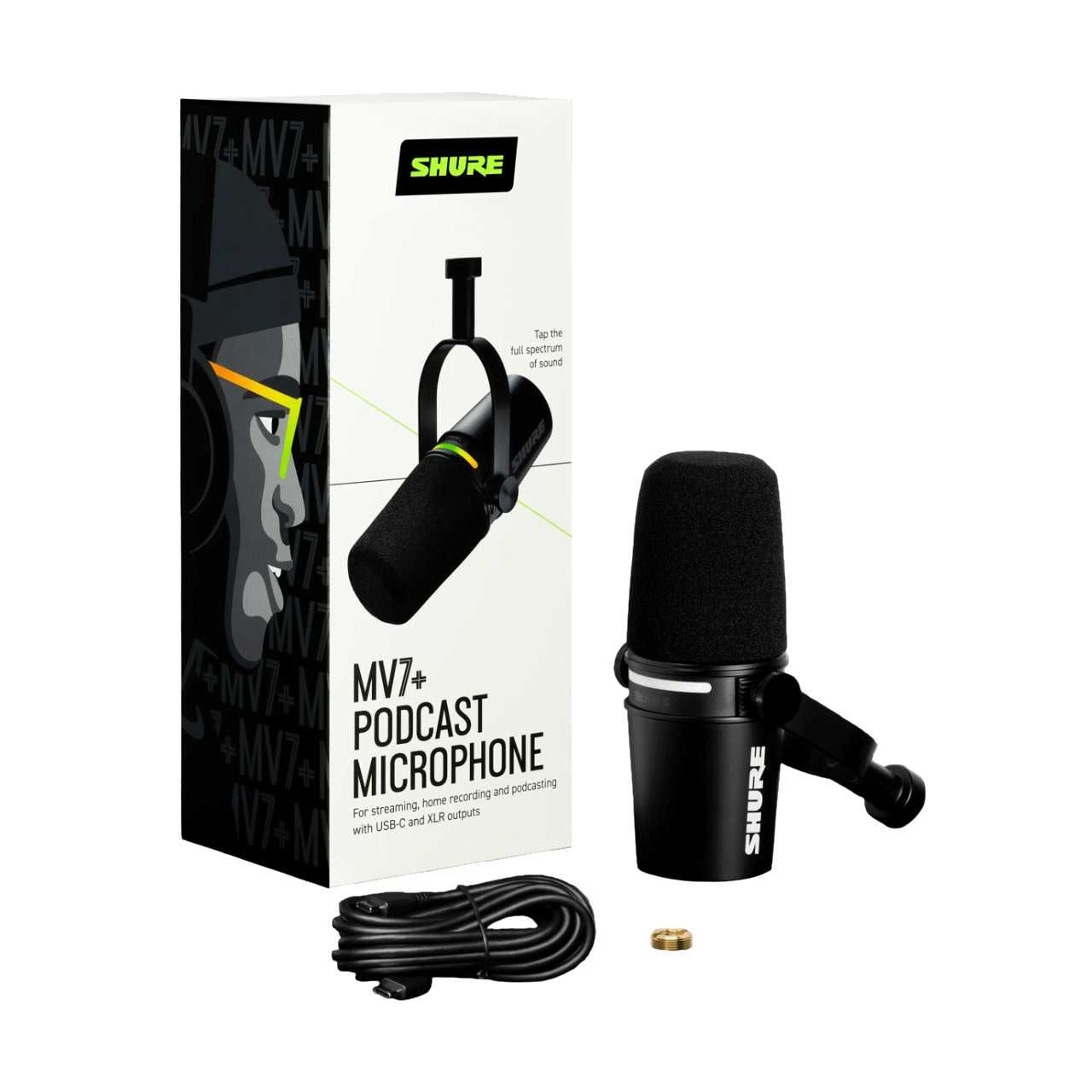 Мікрофон SHURE MV7+ Новий в наявності