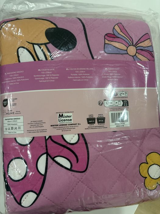 Colcha da mini para criança