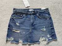 Трендова джинсова спідниця юбка Zara