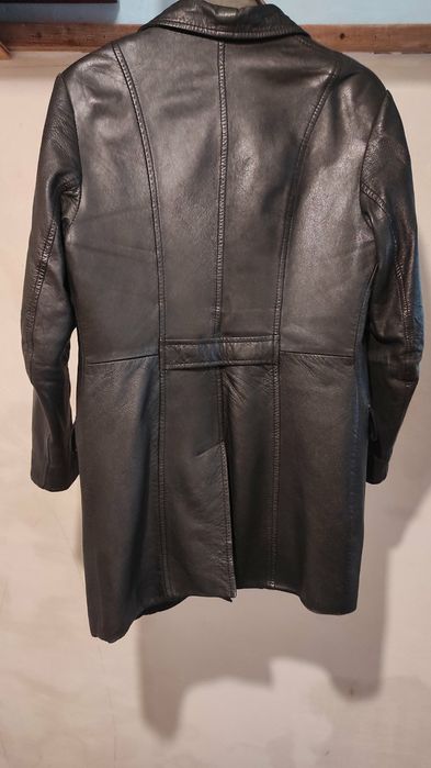 Кожаный пиджак женский