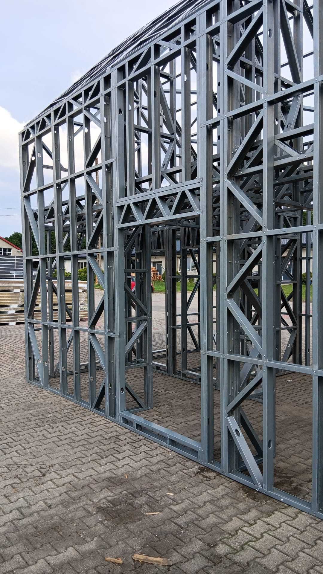 Domek 35m2 - na zgłoszenie konstrukcja stalowa szkieletowa