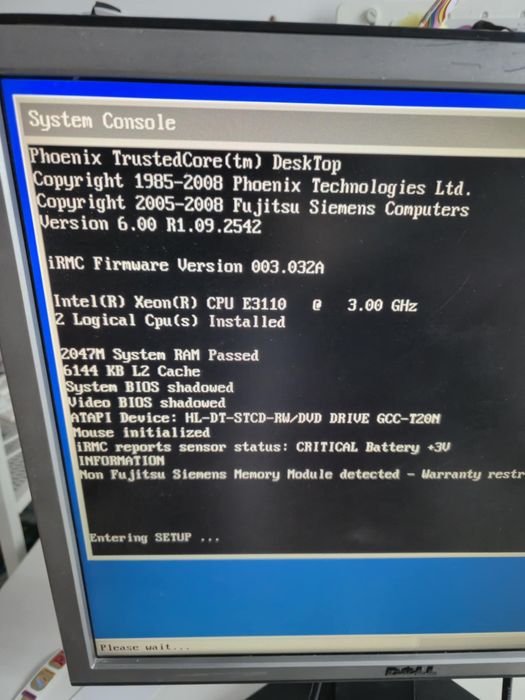 Fujitsu serwer Primergy RX100 S5