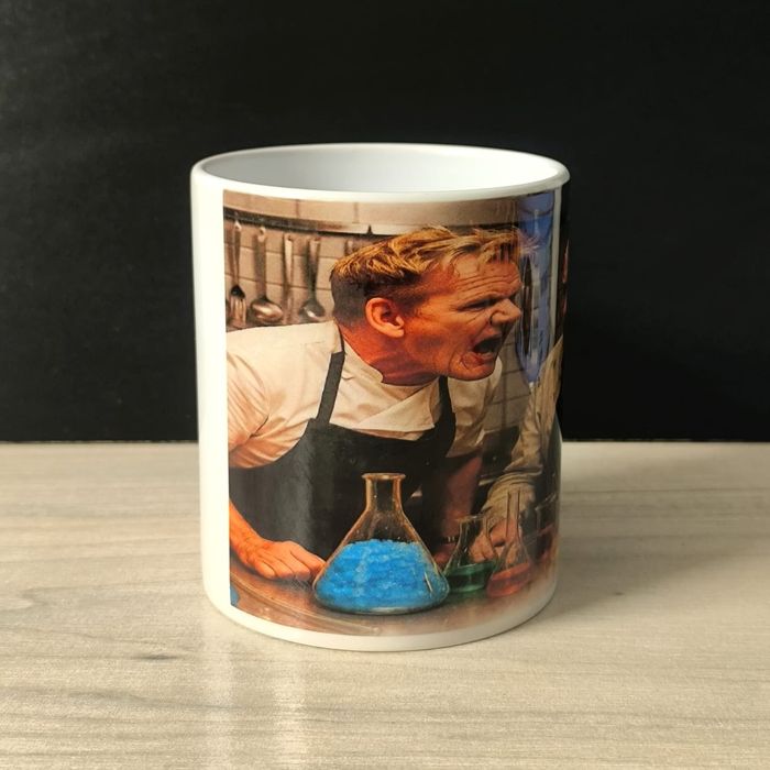 Kubek Walter white & Gordon Ramsay podczas gotowania