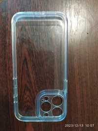 Чехол на iPhone 13 ProMax силиконовый, прозрачный