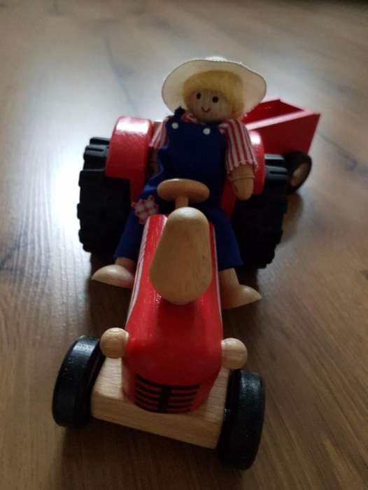 Traktor i farmer drewniane Voila
