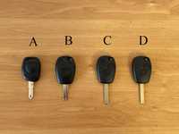 Carcaça chave Renault Clio / Kangoo / Master / Twingo / Trafic / Modus