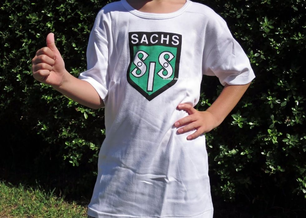 T-shirt SIS Sachs de criança antiga motorizadas motos