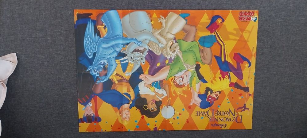 Oryginalny plakat Disney Dzwonnik z Notre Dame