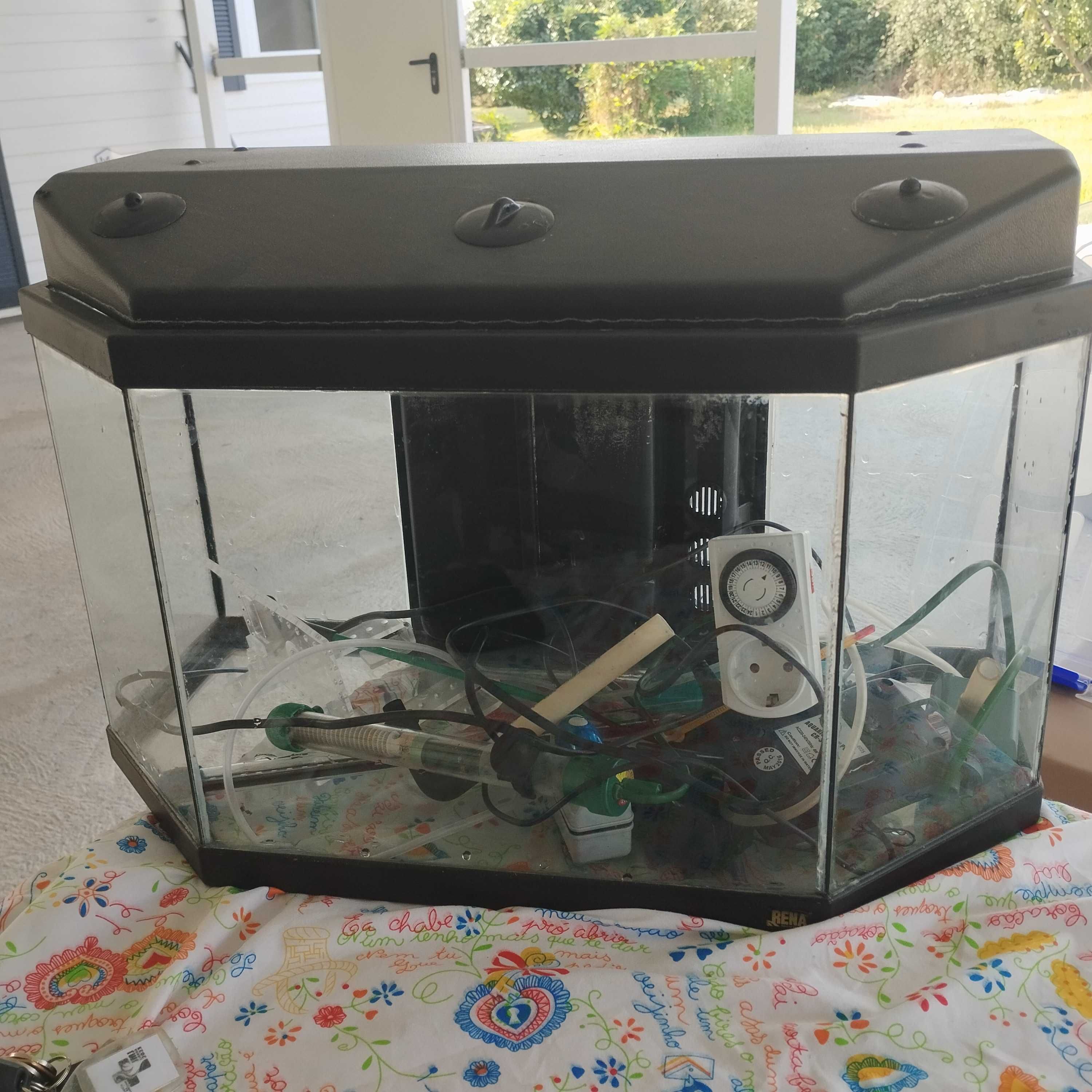 Aquário para peixes ou tartaruga