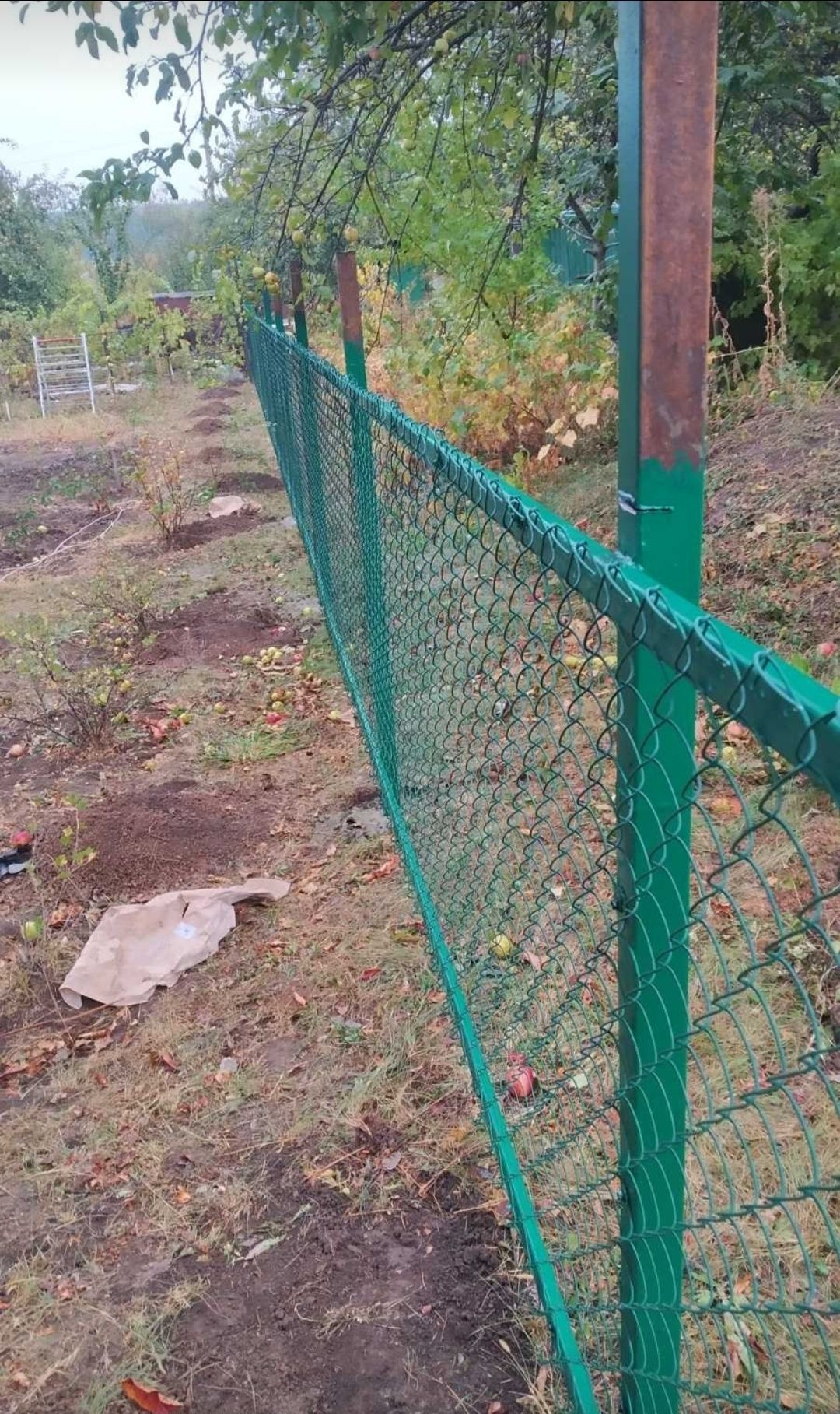 Забор из профнастила, установка любого вида ограждения..