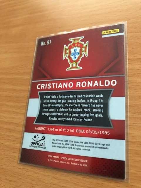 Card Cristiano Ronaldo Euro 2016 - PRIZM