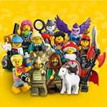 Lego minifigurki seria 25 nowe, fitness, detektyw,triceratops, sprinte