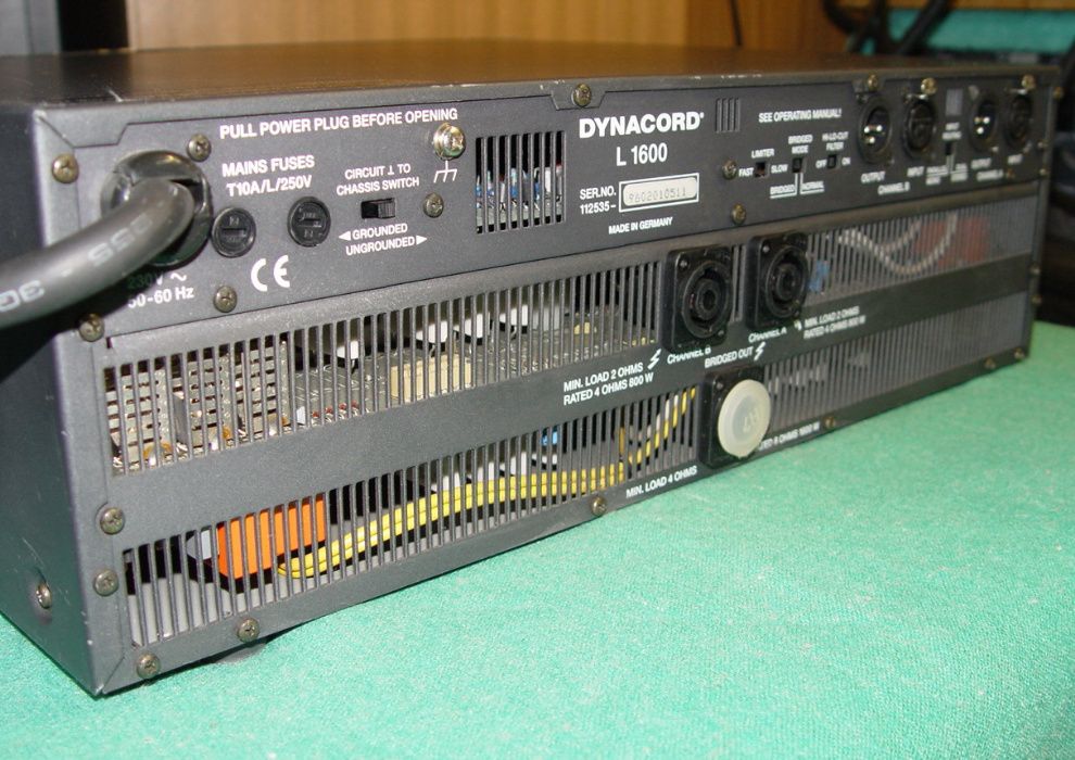 Dynacord L1600 ,  SP5 , CA3 , X1201 końcówki mocy