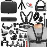 ZESTAW SPORTOWY akcesoriow GoPro 50w1 do kamer sportowych w walizce