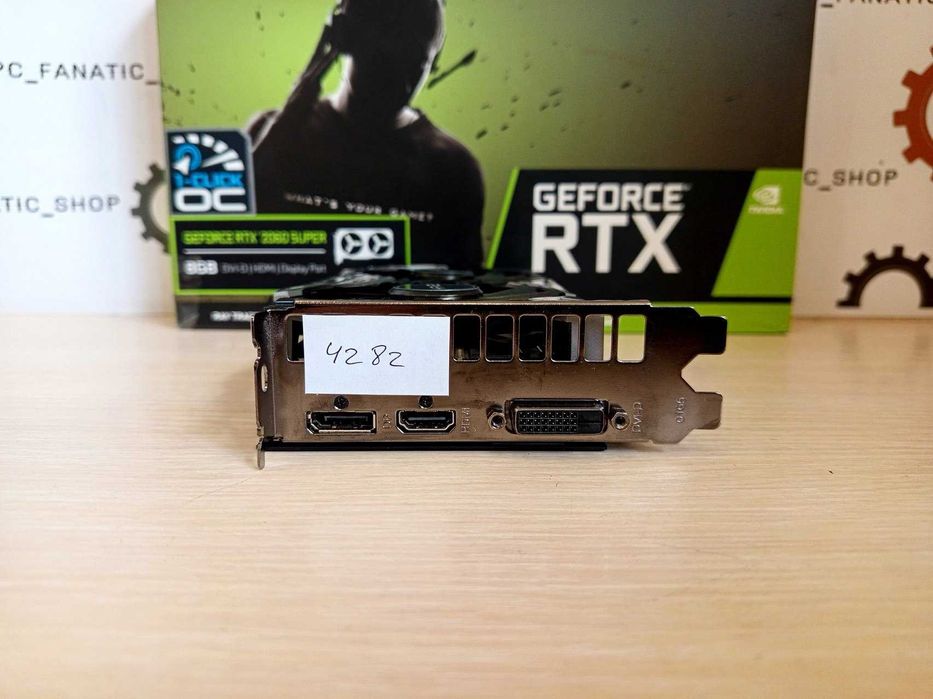 Відеокарта KFA2 GeForce RTX 2060 Super 1-Click OC Гарантія 3 місяці