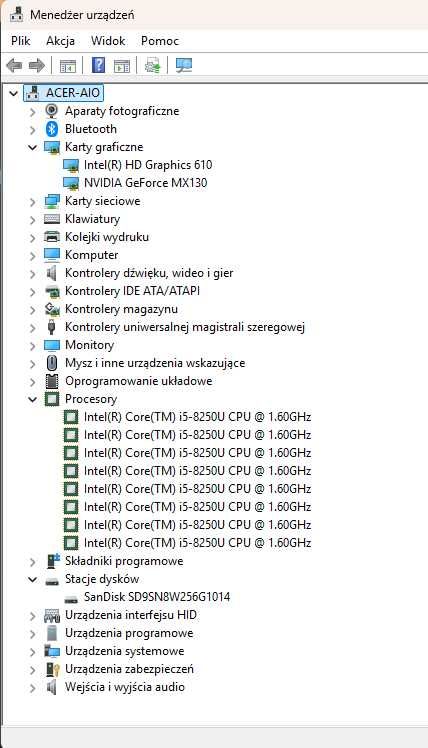 Komputer AIO i5 27 cali WIN 11