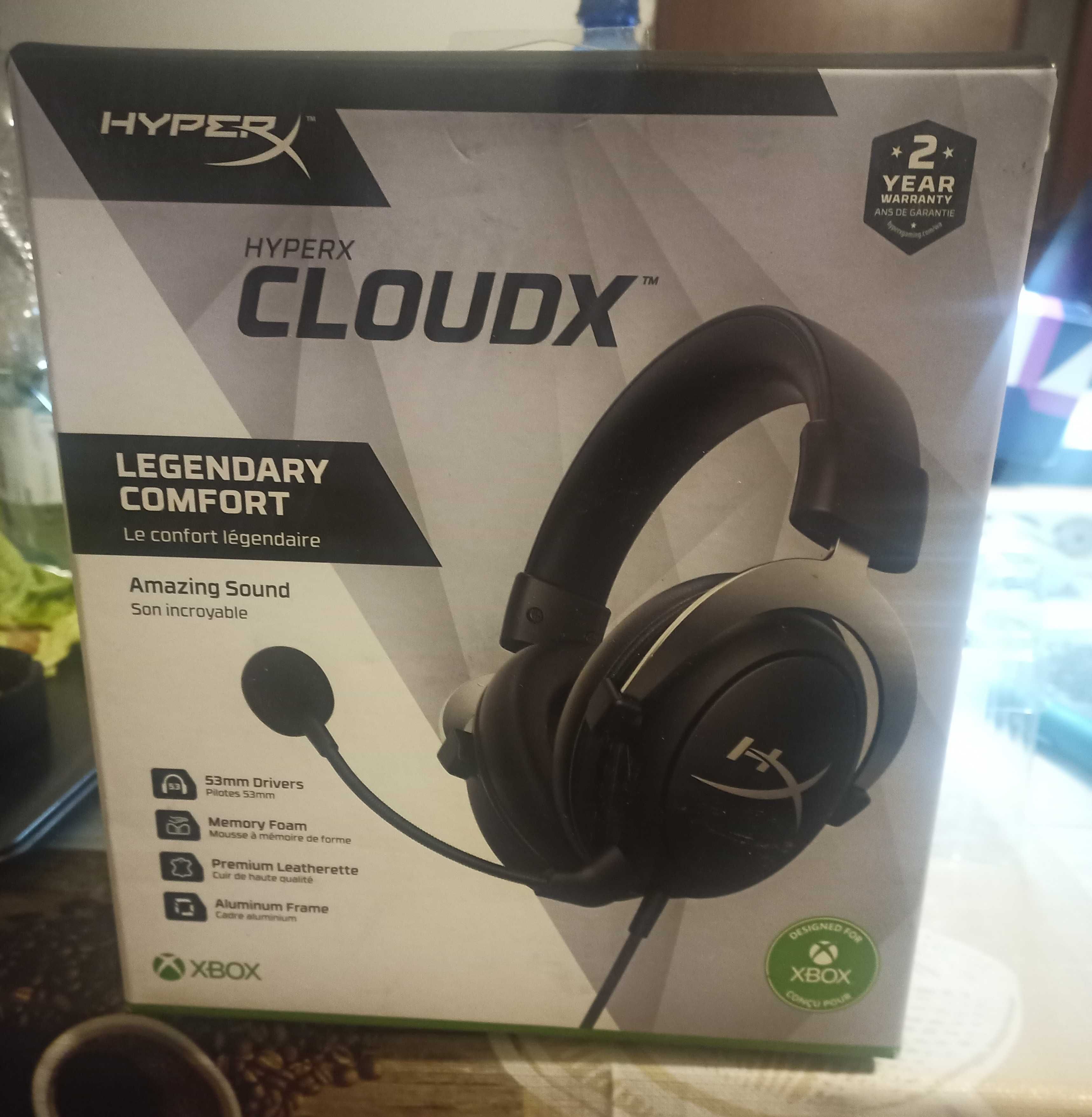 Słuchawki  XBOX HyperX CloudX