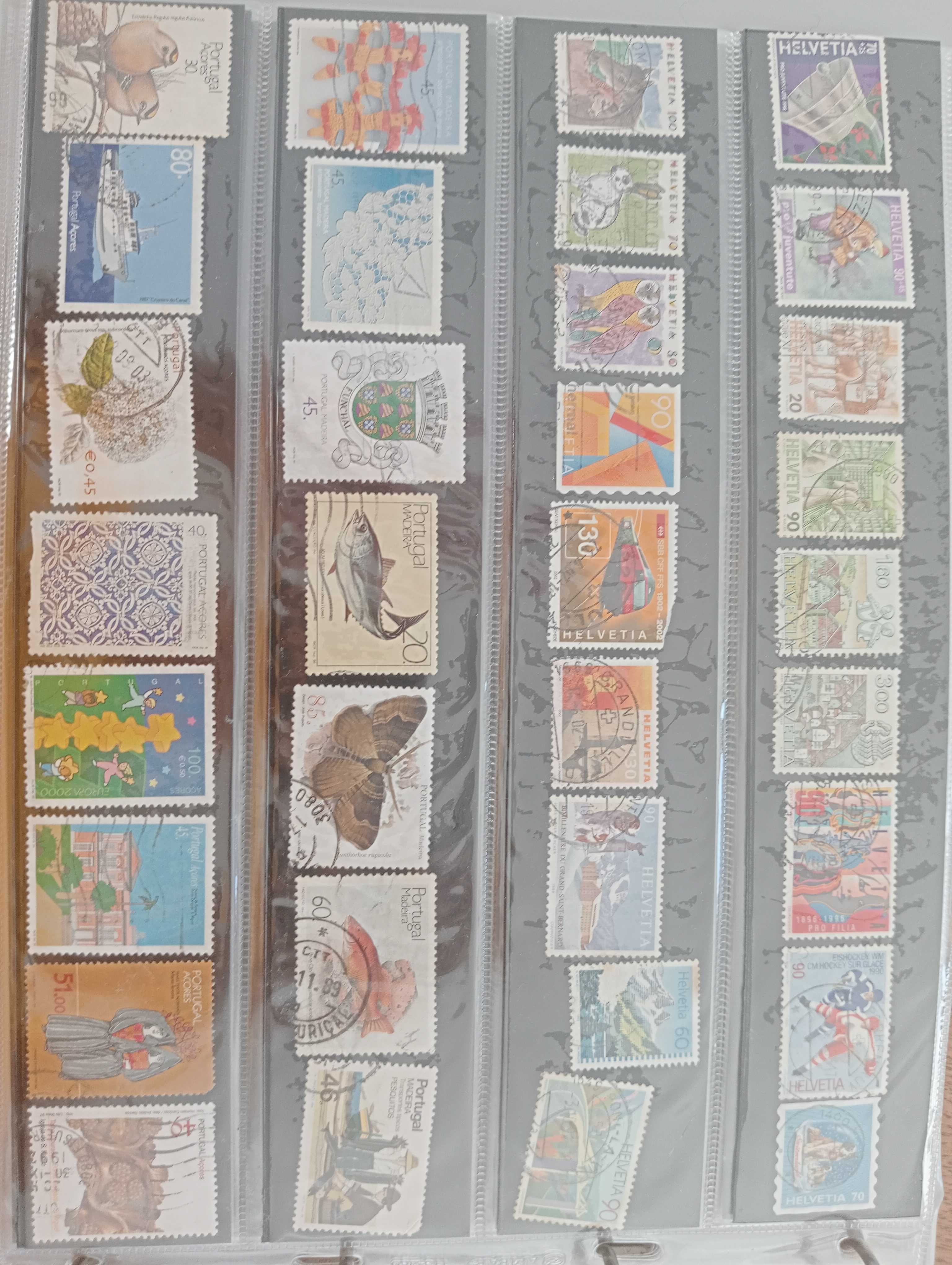 Colecção 212 selos - Filatelia