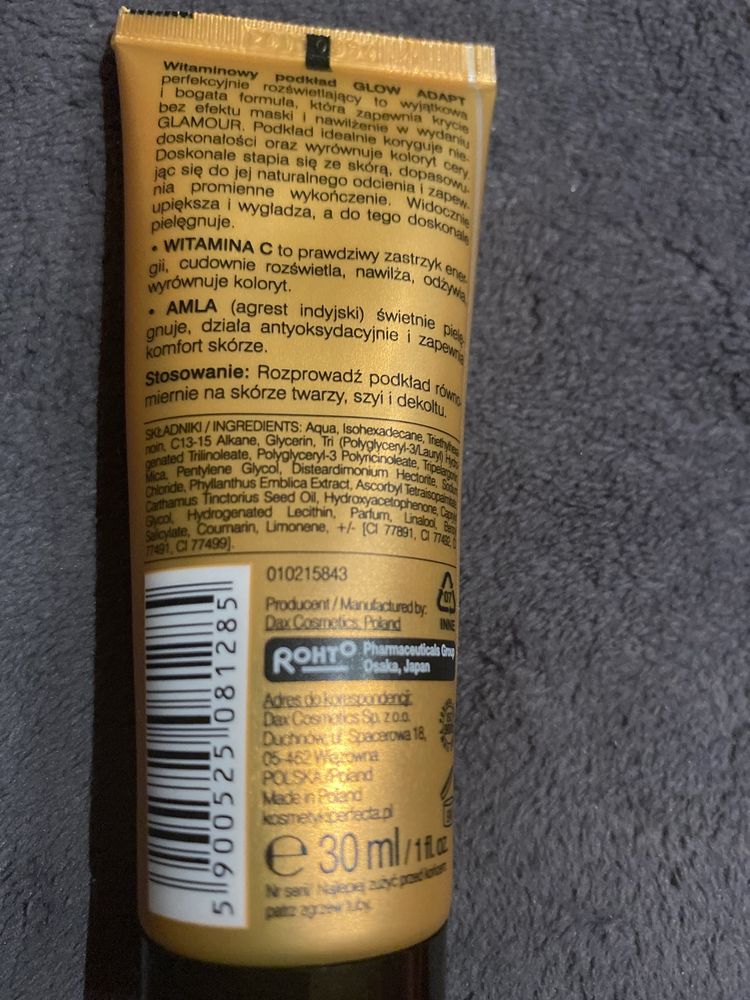 Perfecta glow adapt witaminowy podkład rozswietlajacy