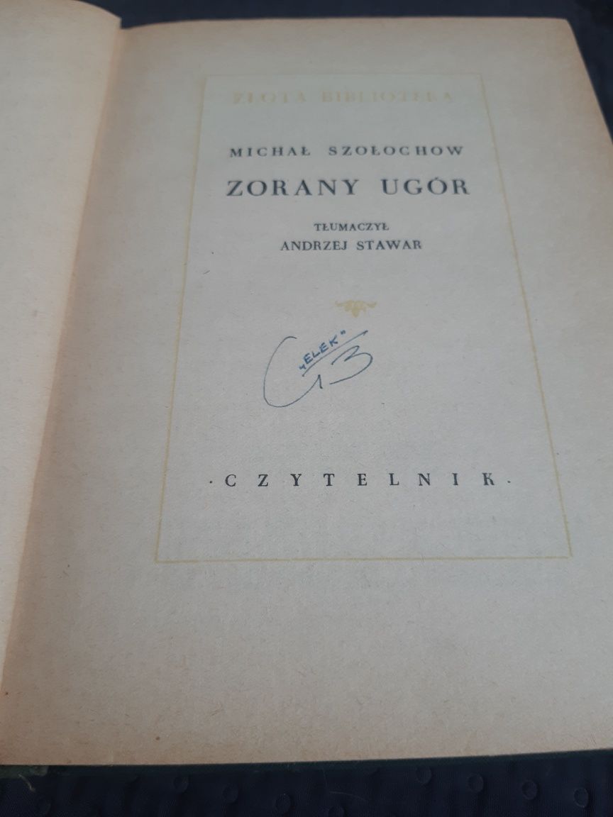 Zorany ugór Michał Szołochow 1955 r