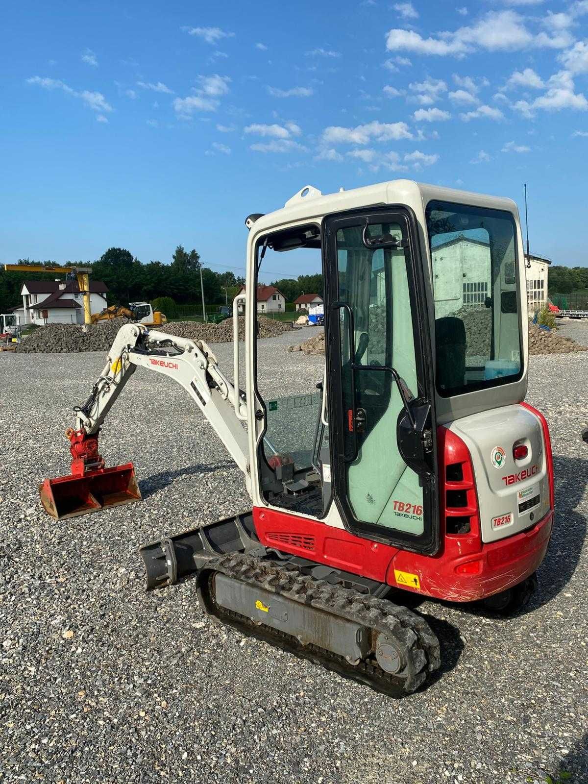 minikoparka Takeuchi TB216