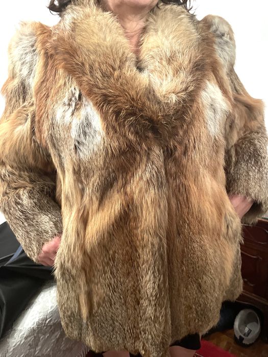 Casaco pele de raposa Vintage